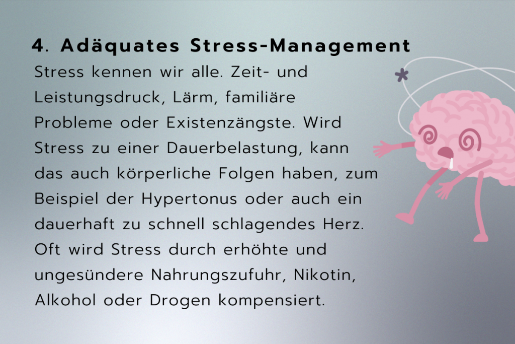 Adäquates Stress-Management